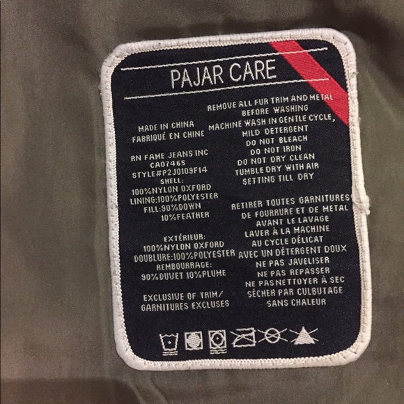 Pajar army green winter jacket - Picture 3 of 8